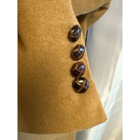 Stafford Mens Camel Blazer Size 43R Wool Jacket - Picture 4 of 11